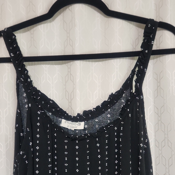 Studio B Ruffled Slip Dress - Picture 3 of 13